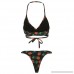 Iuhan Swimsuits Women Pineapple Print Bikini Sets Two Piece Swimwear Beach Suit Black B078Y28WN3